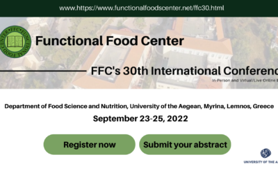 FOODBIOMES RESEARCHERS AT FFC’S 30TH INTERNATIONAL CONFERENCE