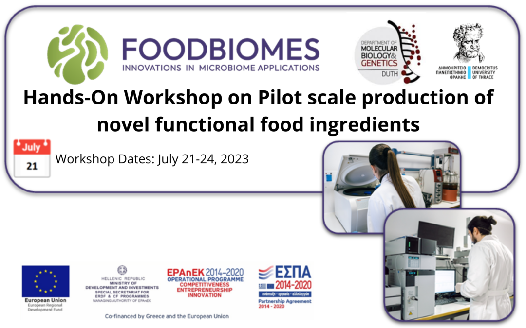 A new hand-on workshop by FOODBIOMES